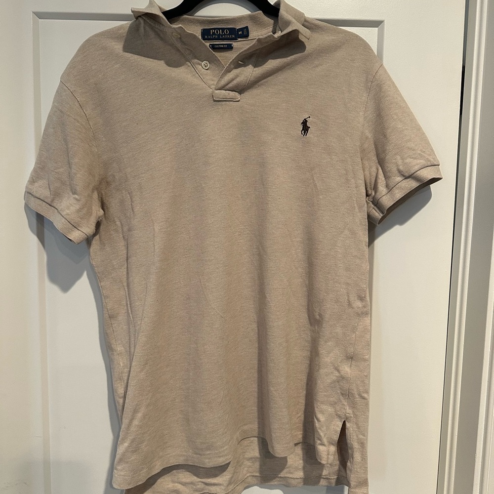 Polo by Ralph Lauren Men's Tan Polo Shirt